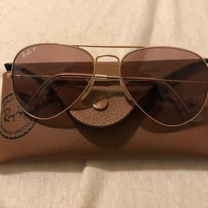 Polarized Rayban Aviators